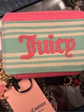Juicy Couture Pink Heart ID Cardholder